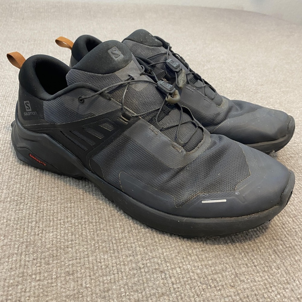 Salomon X Raise Shoes Mens Size 14 Black Trail Hiking Sneakers Contagrip